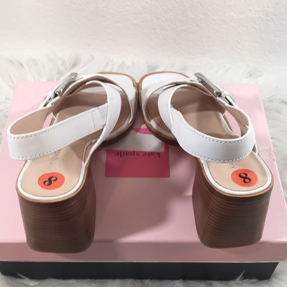 kate spade Raleigh Chunky-Heeled Slingback Sandals - Picture 8 of 11